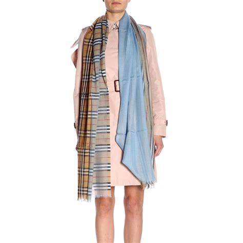 burberry blue linen scarf|Burberry scarf sale outlet uk.